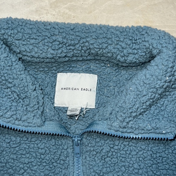 American‎ Eagle sherpa quarter zip - Picture 3 of 7